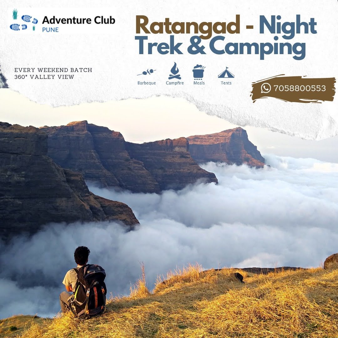 Ratangad Trek and Camping Adventure Club Pune